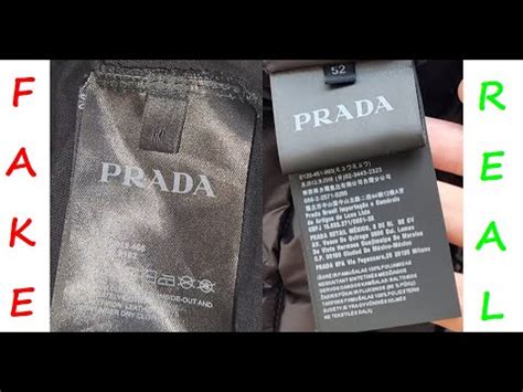 Prada down jacket real vs fake review. How to spot fake Prada 